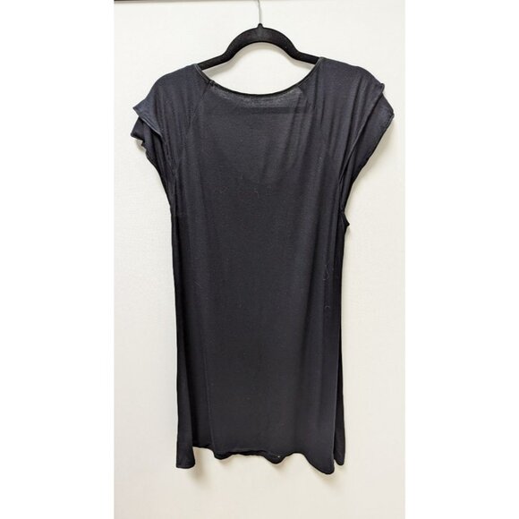Alfani Intimates Essentials Black Short-Sleeve Nightgown - Picture 2 of 2